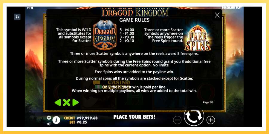 Dragon Kingdom: ပိုက်ဆံအတွက်ကစား, ပုံ 5