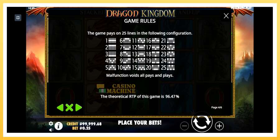 Dragon Kingdom: ပိုက်ဆံအတွက်ကစား, ပုံ 7