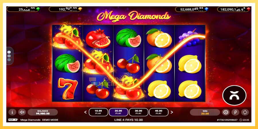 Mega Diamonds: ပိုက်ဆံအတွက်ကစား, ပုံ 2