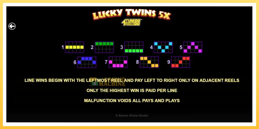 Lucky Twins 5X 4Tune Reels: ပိုက်ဆံအတွက်ကစား, ပုံ 7