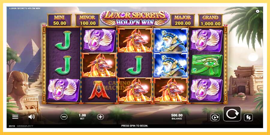 Luxor Secrets Holdn Win: ပိုက်ဆံအတွက်ကစား, ပုံ 2