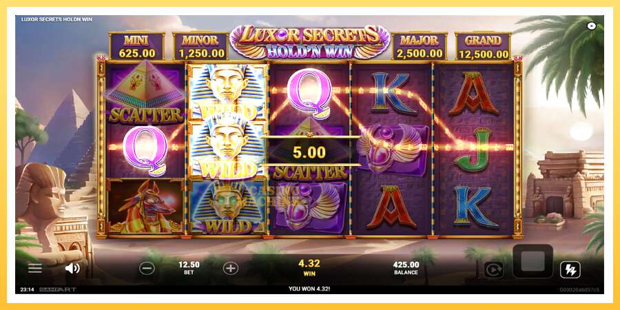 Luxor Secrets Holdn Win: ပိုက်ဆံအတွက်ကစား, ပုံ 3