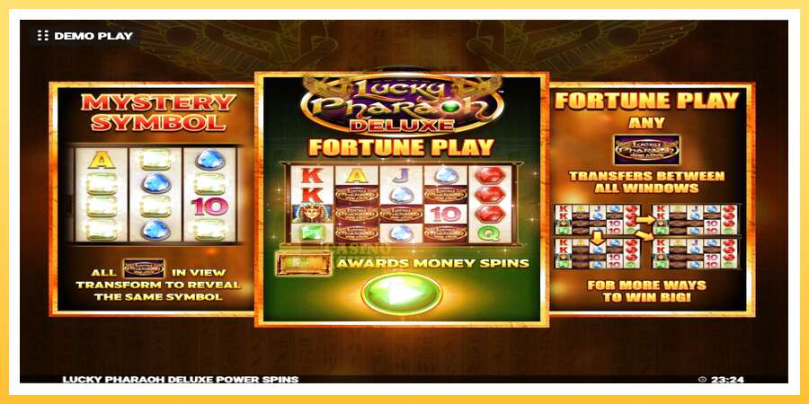 Lucky Pharaoh Deluxe Fortune Play: ပိုက်ဆံအတွက်ကစား, ပုံ 1