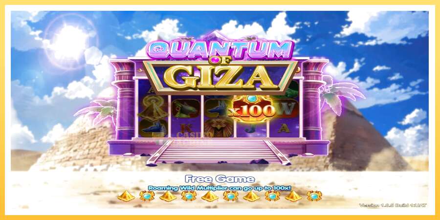 Quantum of Giza: ပိုက်ဆံအတွက်ကစား, ပုံ 1