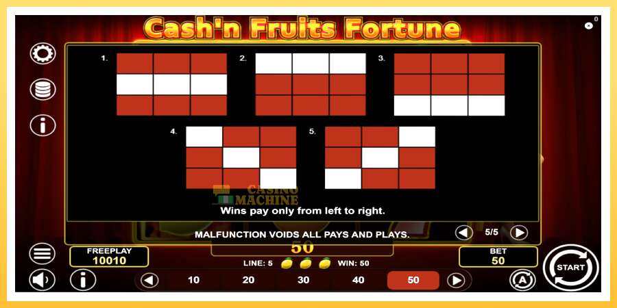 Cashn Fruits Fortune: ပိုက်ဆံအတွက်ကစား, ပုံ 7