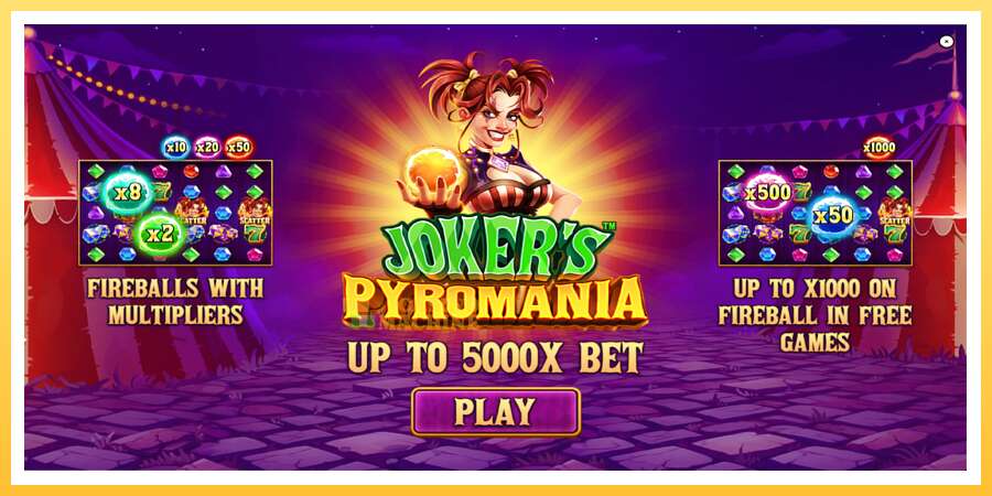 Jokers Pyromania: ပိုက်ဆံအတွက်ကစား, ပုံ 1