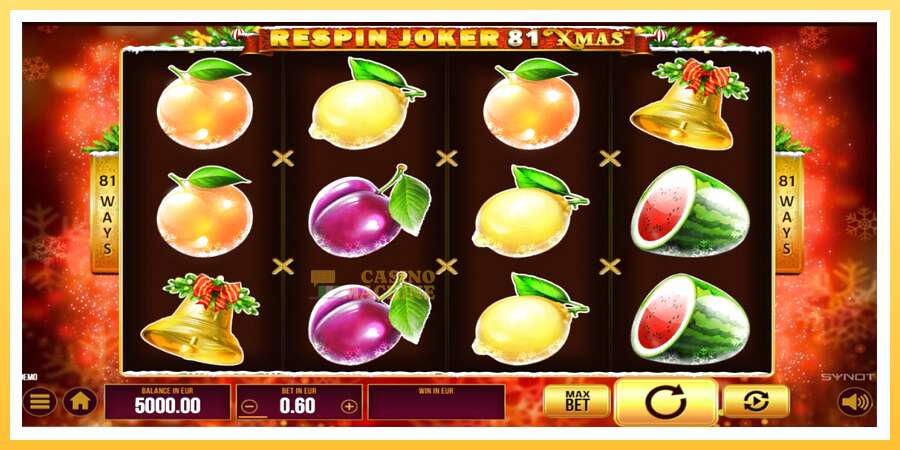 Respin Joker 81 Xmas: ပိုက်ဆံအတွက်ကစား, ပုံ 1