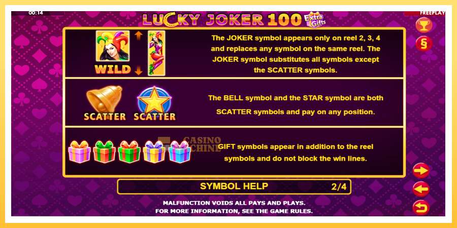 Lucky Joker 100 Extra Gifts: ပိုက်ဆံအတွက်ကစား, ပုံ 7