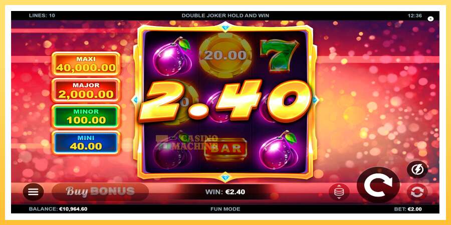 Double Joker Hold and Win: ပိုက်ဆံအတွက်ကစား, ပုံ 3