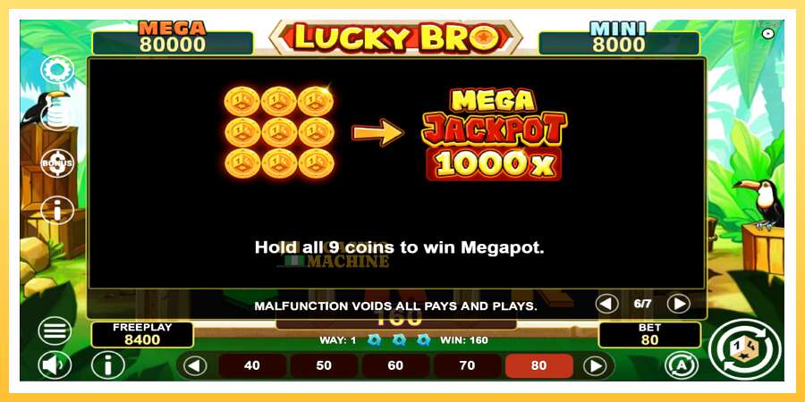 Lucky Bro Hold & Win: ပိုက်ဆံအတွက်ကစား, ပုံ 7