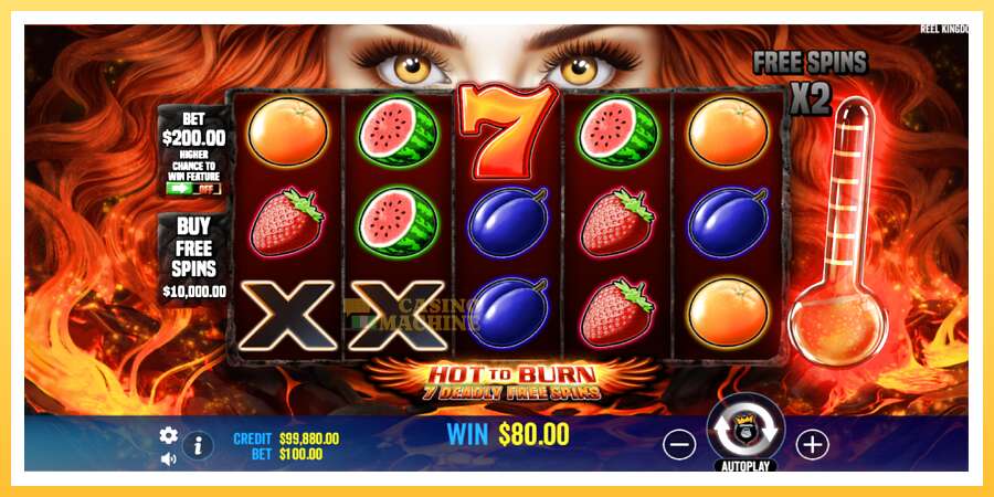 Hot to Burn - 7 Deadly Free Spins: ပိုက်ဆံအတွက်ကစား, ပုံ 3