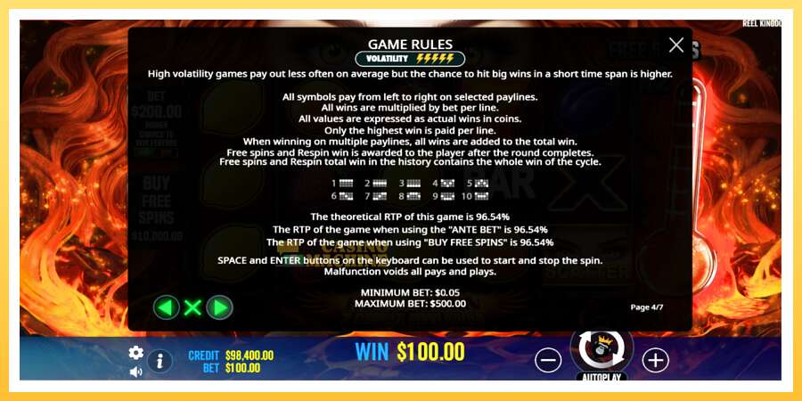 Hot to Burn - 7 Deadly Free Spins: ပိုက်ဆံအတွက်ကစား, ပုံ 7