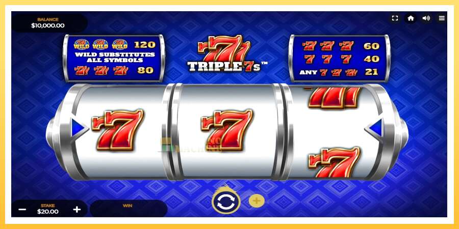 Triple 7s: ပိုက်ဆံအတွက်ကစား, ပုံ 1