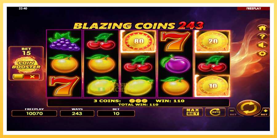 Blazing Coins 243: ပိုက်ဆံအတွက်ကစား, ပုံ 3