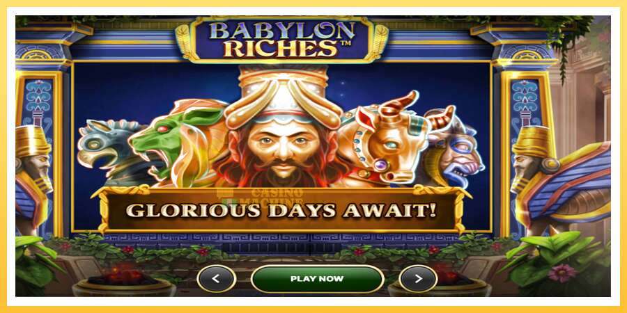 Babylon Riches: ပိုက်ဆံအတွက်ကစား, ပုံ 1