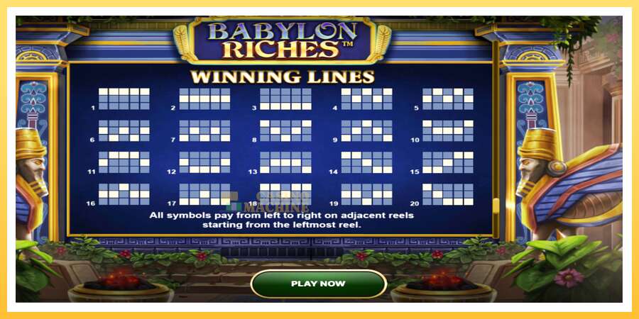 Babylon Riches: ပိုက်ဆံအတွက်ကစား, ပုံ 5