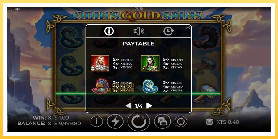 Odins Gold Spins: ပိုက်ဆံအတွက်ကစား, ပုံ 4