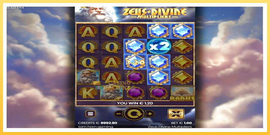 Zeus Divine Multipliers: ပိုက်ဆံအတွက်ကစား, ပုံ 3