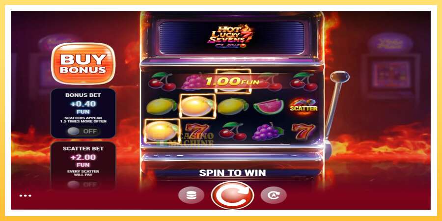 Hot Lucky Sevens Claw: ပိုက်ဆံအတွက်ကစား, ပုံ 2