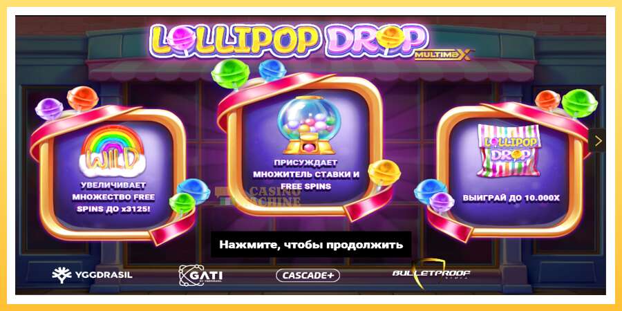 Lollipop Drop MultiMax: ပိုက်ဆံအတွက်ကစား, ပုံ 1