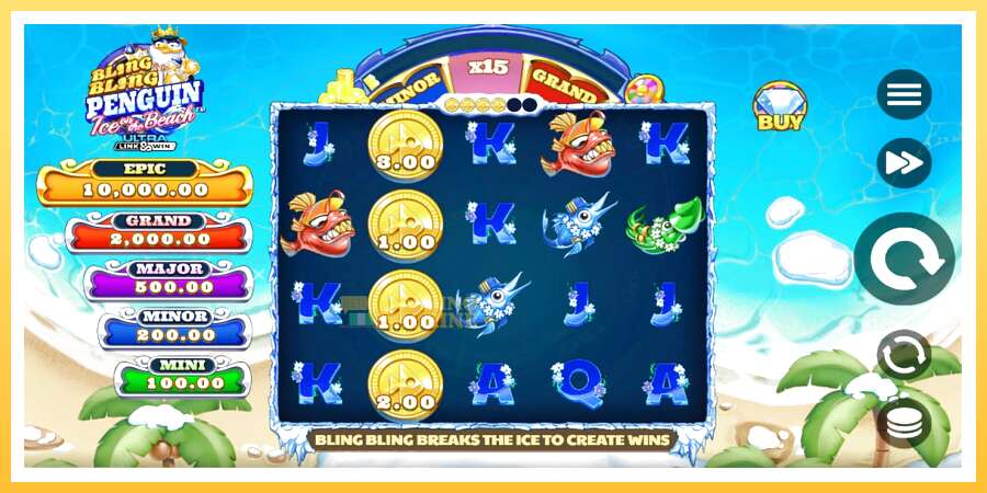 Bling Bling Penguin: Ice On The Beach: ပိုက်ဆံအတွက်ကစား, ပုံ 3