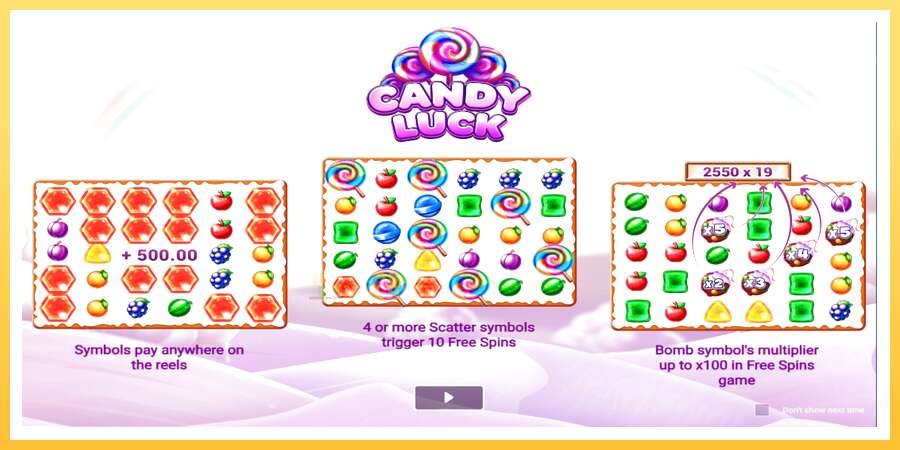 Candy Luck: ပိုက်ဆံအတွက်ကစား, ပုံ 1