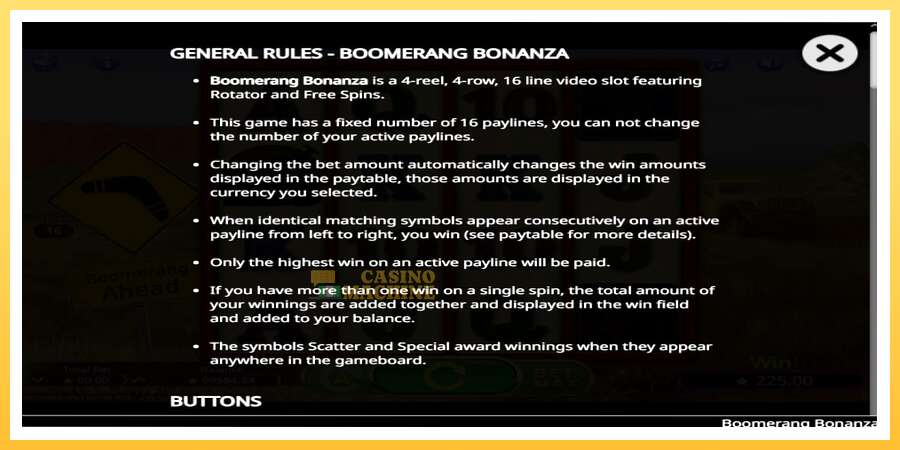 Boomerang Bonanza: ပိုက်ဆံအတွက်ကစား, ပုံ 5