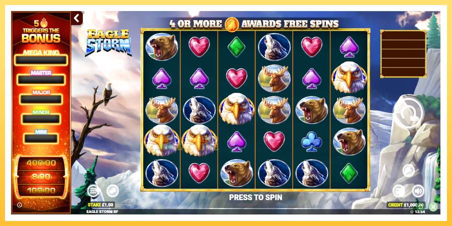 Eagle Storm Rapid Fire Jackpots: ပိုက်ဆံအတွက်ကစား, ပုံ 2