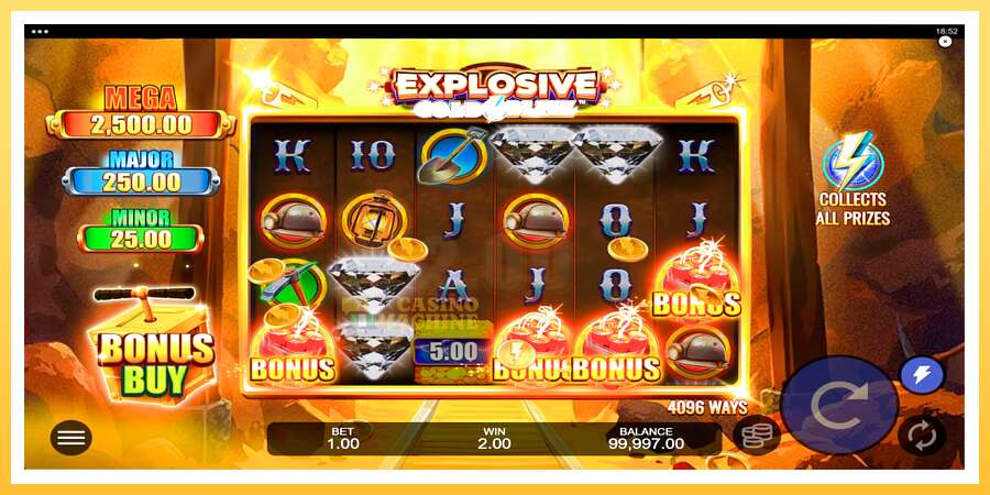 Explosive Gold Blitz: ပိုက်ဆံအတွက်ကစား, ပုံ 2