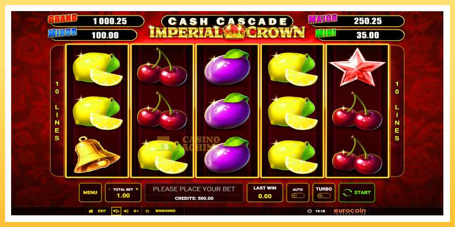 Cash Cascade Imperial Crown: ပိုက်ဆံအတွက်ကစား, ပုံ 1