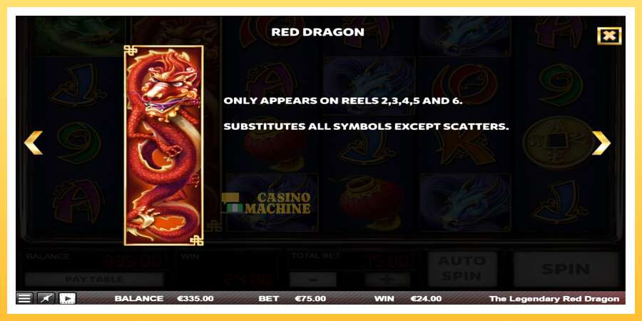 The Legendary Red Dragon: ပိုက်ဆံအတွက်ကစား, ပုံ 5