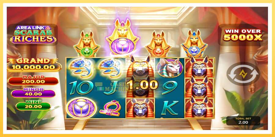 Area Link Scarab Riches: ပိုက်ဆံအတွက်ကစား, ပုံ 3