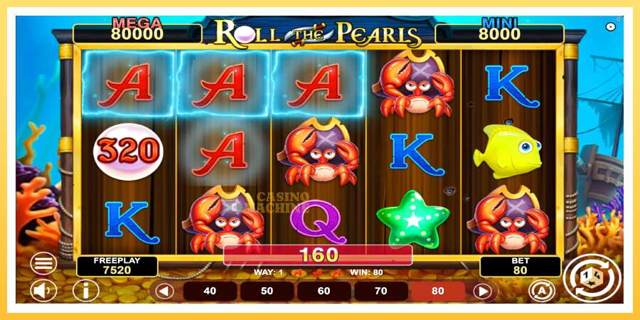 Roll The Pearls Hold & Win: ပိုက်ဆံအတွက်ကစား, ပုံ 4