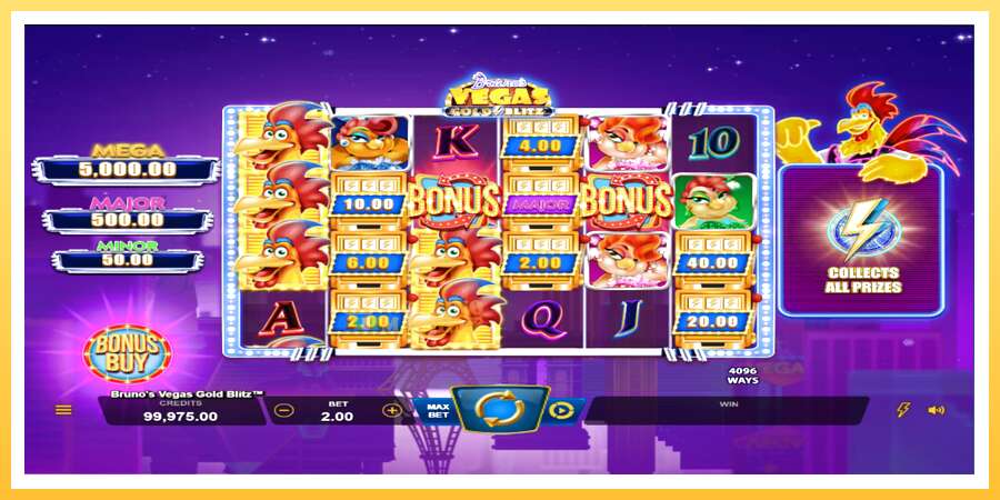 Brunos Vegas Gold Blitz: ပိုက်ဆံအတွက်ကစား, ပုံ 1