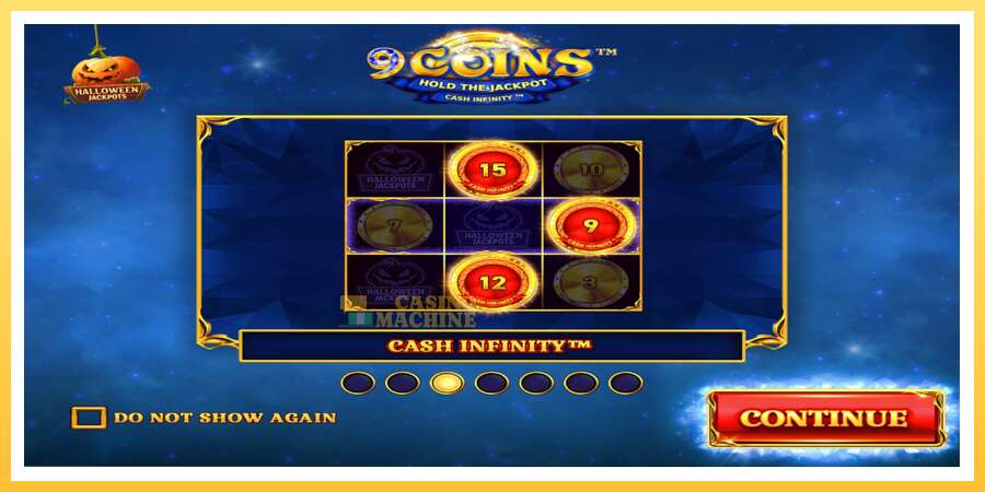 9 Coins Grand Diamond Edition Halloween Jackpots: ပိုက်ဆံအတွက်ကစား, ပုံ 1