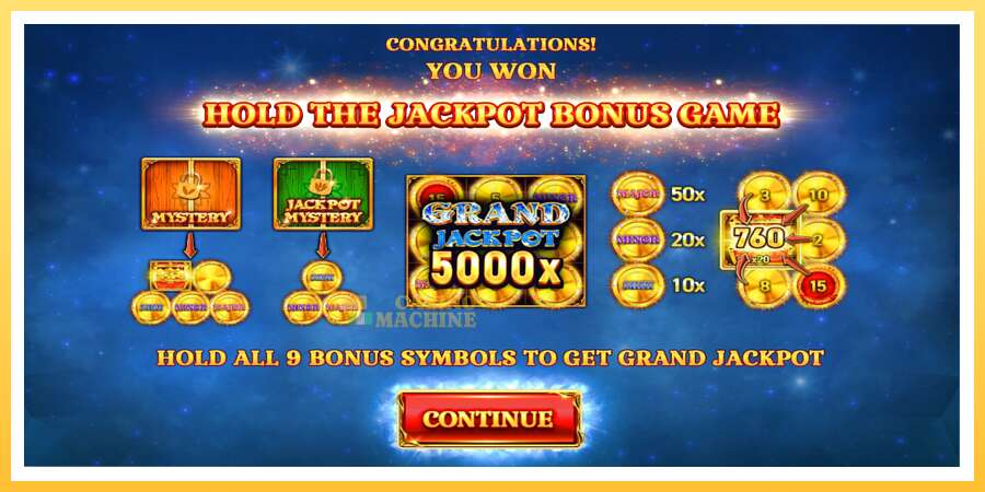 9 Coins Grand Diamond Edition Halloween Jackpots: ပိုက်ဆံအတွက်ကစား, ပုံ 3