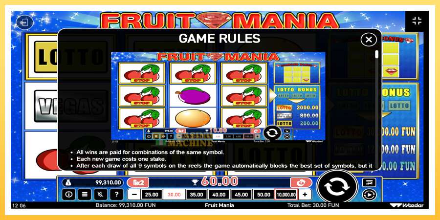 Fruit Mania: ပိုက်ဆံအတွက်ကစား, ပုံ 6