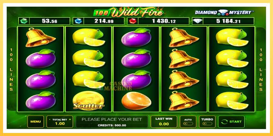 Diamond Mystery 100 Wild Fire: ပိုက်ဆံအတွက်ကစား, ပုံ 1