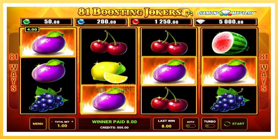 Diamond Mystery - 81 Boosting Jokers: ပိုက်ဆံအတွက်ကစား, ပုံ 2