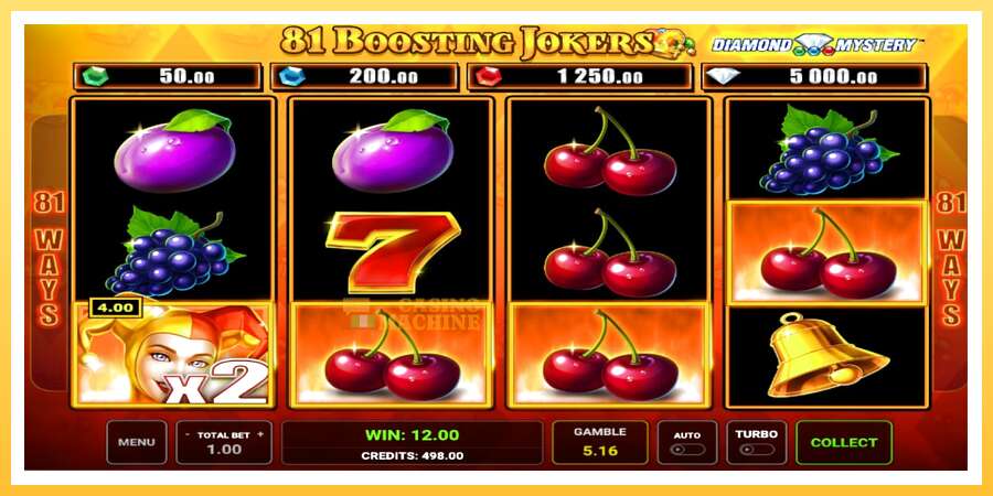 Diamond Mystery - 81 Boosting Jokers: ပိုက်ဆံအတွက်ကစား, ပုံ 3