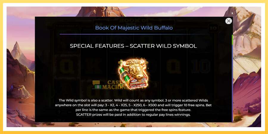 Book of Majestic Wild Buffalo: ပိုက်ဆံအတွက်ကစား, ပုံ 5