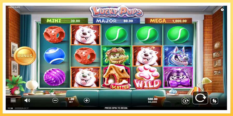 Lucky Pups: ပိုက်ဆံအတွက်ကစား, ပုံ 2