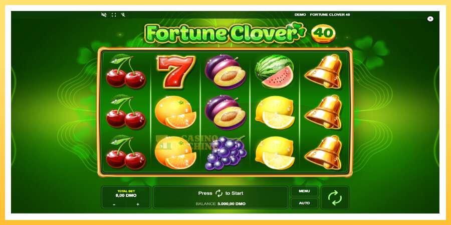 Fortune Clover 40: ပိုက်ဆံအတွက်ကစား, ပုံ 1