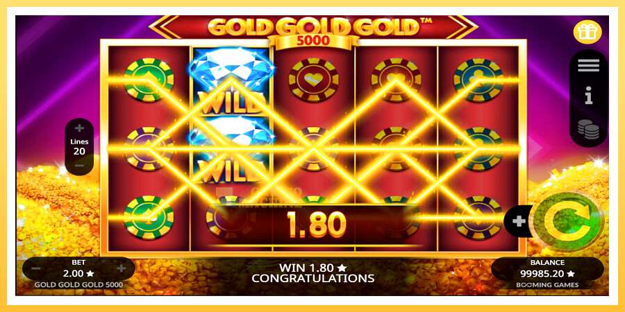 Gold Gold Gold 5000: ပိုက်ဆံအတွက်ကစား, ပုံ 4