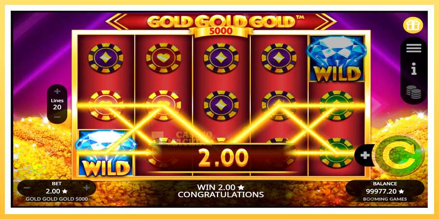 Gold Gold Gold 5000: ပိုက်ဆံအတွက်ကစား, ပုံ 5