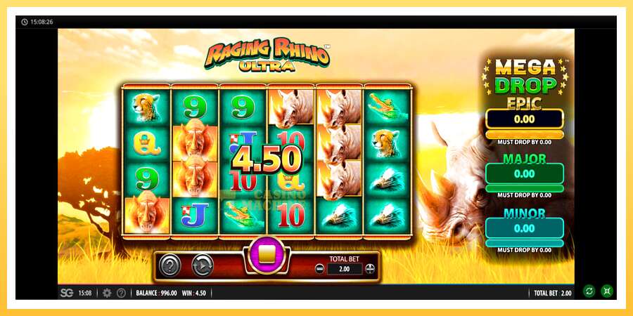 Raging Rhino Ultra: ပိုက်ဆံအတွက်ကစား, ပုံ 2