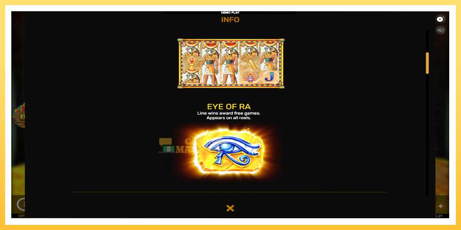 Eyes of Ra: ပိုက်ဆံအတွက်ကစား, ပုံ 5