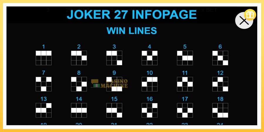 Joker 27: ပိုက်ဆံအတွက်ကစား, ပုံ 3