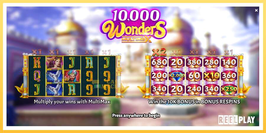 10,000 Wonders Multimax: ပိုက်ဆံအတွက်ကစား, ပုံ 1