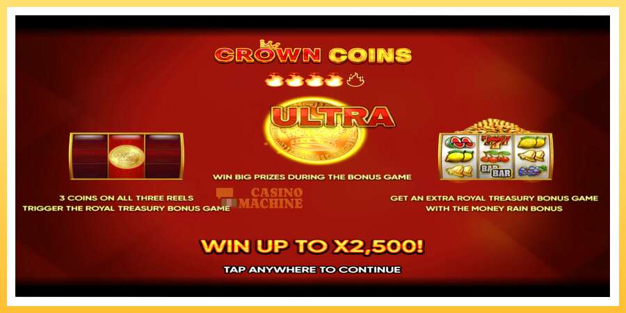 Crown Coins: ပိုက်ဆံအတွက်ကစား, ပုံ 1